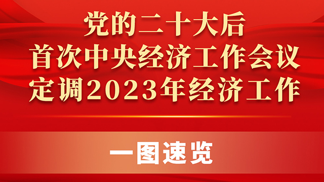 黨的二十大后首次中央經(jīng)濟(jì)工作會議定調(diào)2023年經(jīng)濟(jì)工作